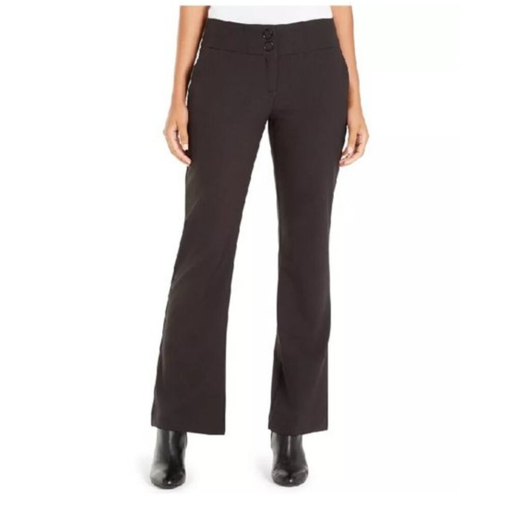 Alfani Snap-Waist Tummy-Control Trousers